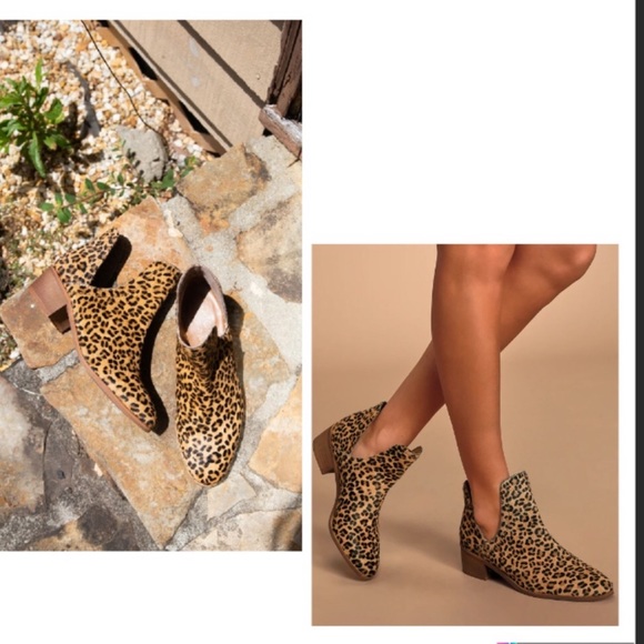 matisse cheetah booties